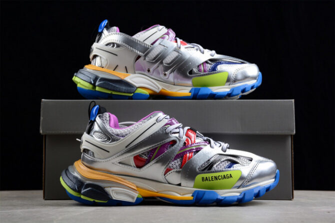 Balenciaga Track Low Top Sneakers in Multicolor 542436 W2FSA 8123 - Image 4