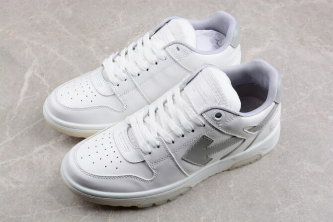 O-W Out Of Office Low-top Leather Sneakers - Image 7