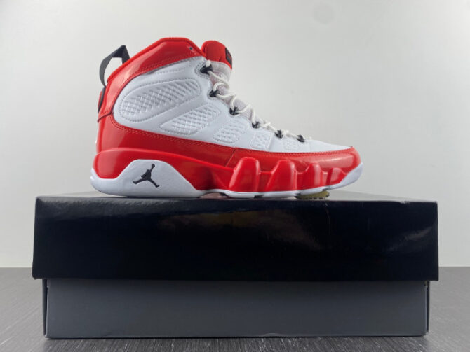 Jordan 9 Retro White Gym Red 302370-160 - Image 5